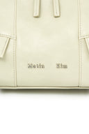 WIDE NEMO SHOULDER BAG IN LIGHT BEIGE image 4