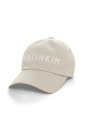 APPLIQUE FELT LOGO BALL CAP IN LIGHT GRAY image 6