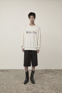 COLOR TRIM LINE LOGO PULLOVER IN IVORY image 5