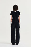 STUD LOGO RINGER TOP IN BLACK image 7