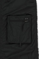 PATCH POCKET SHIRRING NYLON SKIRT IN BLACK image 15