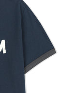 MATIN LOGO RINGER CROP TOP IN NAVY image 14
