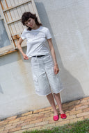 MATIN SHADOW TYPO TOP IN CHARCOAL GREY image 7