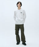 M COTTON CARGO PANTS IN KHAKI image 1