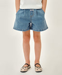 KIDS W DENIM SHORTS IN BLUE image 13