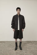 BACK POCKET GLITTER BERMUDA SWEATPANTS FOR MEN IN BLACK image 11