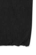 LAYERED TIE HALTER NECK KNIT TOP IN BLACK image 5