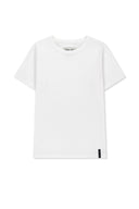 LABEL DETAIL SLIM FIT TOP IN IVORY image 12