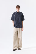 HALF SLEEVE POCKET SHIRT IN CHARCOAL GREY image 10