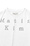 PINTUCK LAYERED SLIM CROP TOP IN WHITE image 3