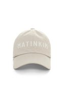 APPLIQUE FELT LOGO BALL CAP IN LIGHT GRAY image 1
