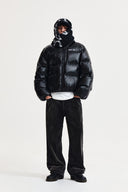 SMALL LOGO VOLUME DOWN JUMPER FOR MEN IN BLACK image 9