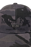 CAMOUFLAGE LOGO BALL CAP IN CHARCOAL GREY image 9