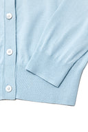 BACK LOGO SEE THROUGH CARDIGAN FOR WOMEN IN LIGHT BLUE image 15