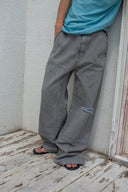 VINTAGE PAINTING CARPENTER PANTS FOR MEN IN GRAY image 11