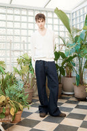 BACK LOGO SEE THROUGH CARDIGAN FOR MEN IN IVORY image 20