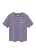 LOGO POINT LETTERING GRAPHIC TOP IN PURPLE image 10