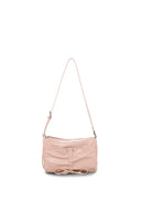 FRONT SHIRRING RIBBON MINI BAG IN PINK image 6