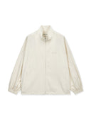 BACK LOGO HIGH NECK JUMPER IN CREAM image 2