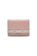 PUFF QUILT WALLET IN PINK image 6