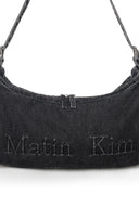 MATIN DUST DENIM SIDE POCKET BAG IN BLACK image 10