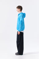 BACK LOGO HOODY WINDBREAKER FOR MEN IN BLUE image 7