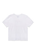 STAMP LOGO GRAPHIC OVERSIZE TOP FOR MEN IN WHITE image 12