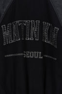 STUNNING POINT FAUX LEATHER JUMPER FOR MEN IN BLACK image 15