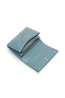 PUFF QUILT WALLET IN BLUE image 10
