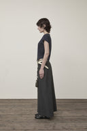 TWIST POINT SLIM TOP IN DARK NAVY image 16