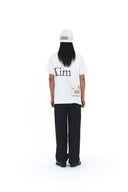 LOGO JACQUARD SHORT BEANIE IN WHITE image 6