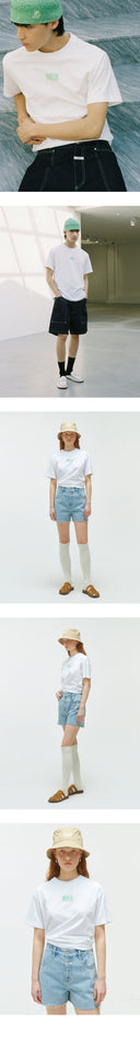SMALL CLASSIC LOGO TEE IN WHITE image 7