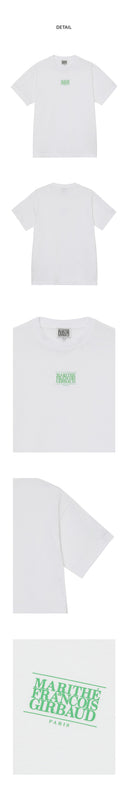 SMALL CLASSIC LOGO TEE IN WHITE image 8