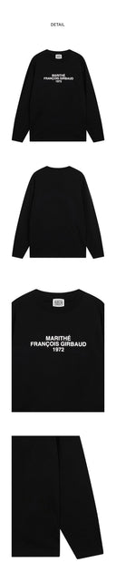LETTERING LOGO LONG SLEEVE IN WHITE image 12