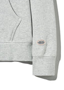 CLASSIC LOGO HOODIE IN LIGHT HEATHER GREY