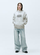 CLASSIC LOGO HOODIE IN LIGHT HEATHER GREY