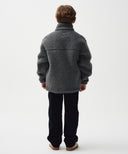 ENFANT FLEECE JACKET IN CHARCOAL GREY