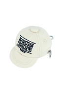 KIDS CAP POUCH KEYRING IN BEIGE