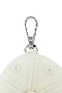 KIDS CAP POUCH KEYRING IN BEIGE