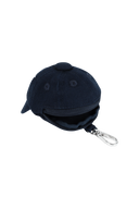 KIDS CAP POUCH KEYRING IN NAVY