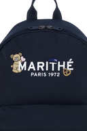 KIDS ALLOVER BEAR WAPPEN BACKPACK IN N NAVY