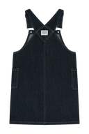 KIDS W OVERALL DENIM SKIRT IN INDIGO