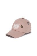 KIDS SMALL CLASSIC LOGO EMBROIDERY BALL CAP IN DARK PINK