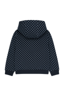 KIDS CLASSIC LOGO EMBROIDERY HOODIE ZIP-UP IN DOT