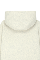 KIDS CLASSIC LOGO EMBROIDERY HOODIE ZIP-UP IN OATMEAL