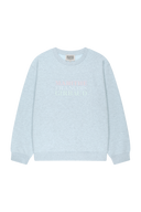 KIDS CLASSIC LOGO EMBOSSING SWEATSHIRT IN LIGHT BLUE