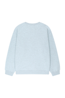 KIDS CLASSIC LOGO EMBOSSING SWEATSHIRT IN LIGHT BLUE