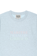 KIDS CLASSIC LOGO EMBOSSING SWEATSHIRT IN LIGHT BLUE