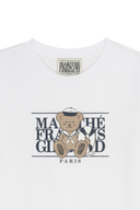 KIDS MARIN BEAR CLASSIC LOGO TEE IN LIGHT YELLOW image 12