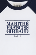 KIDS CLASSIC LOGO OVERSIZED RAGLAN TEE IN NAVY